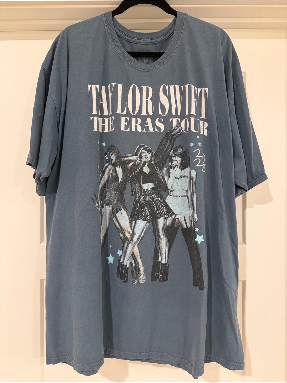 Taylor Swift Dusty Blue The Eras Tour Graphic Tee